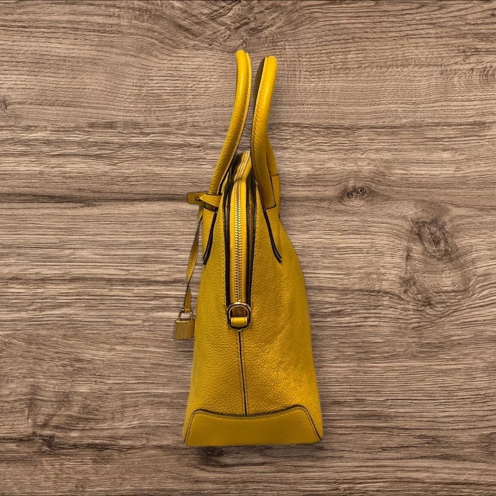 Michael Kors Yellow Satchel Bag - Picture 3 of 13
